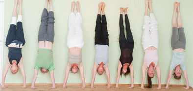 Wall handstand drill for beginners